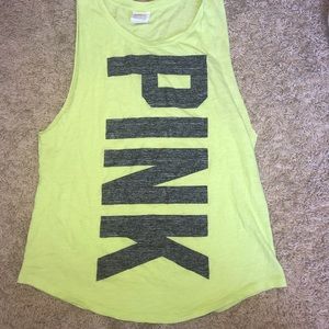 Victoria sport green muscle tank